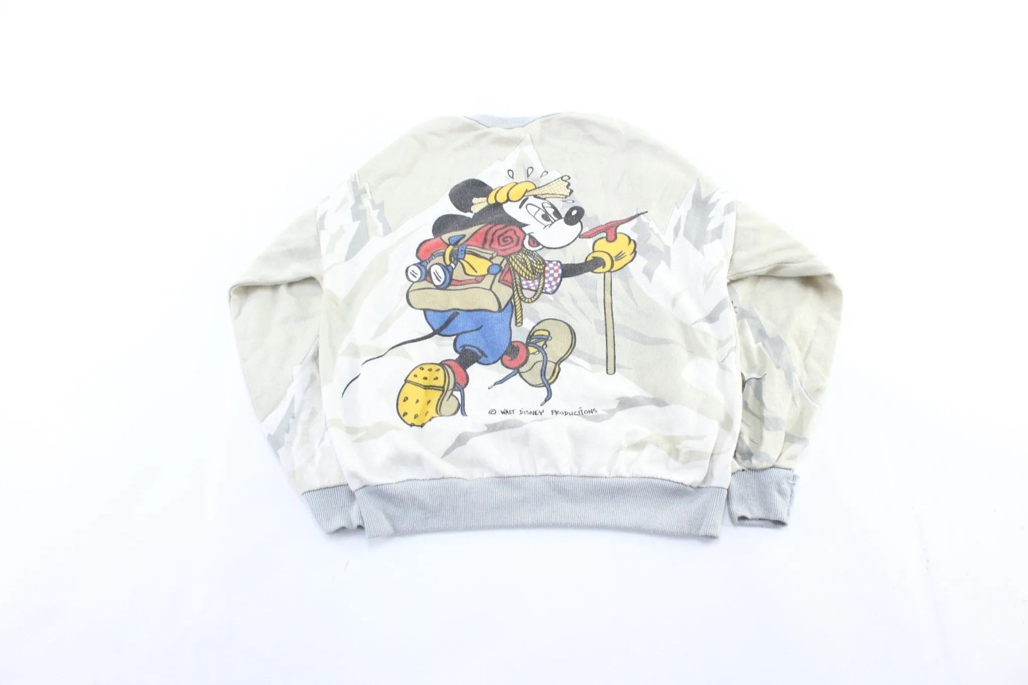 90’s Disney Mickey Mouse Hiking Graphic Sweatshirt