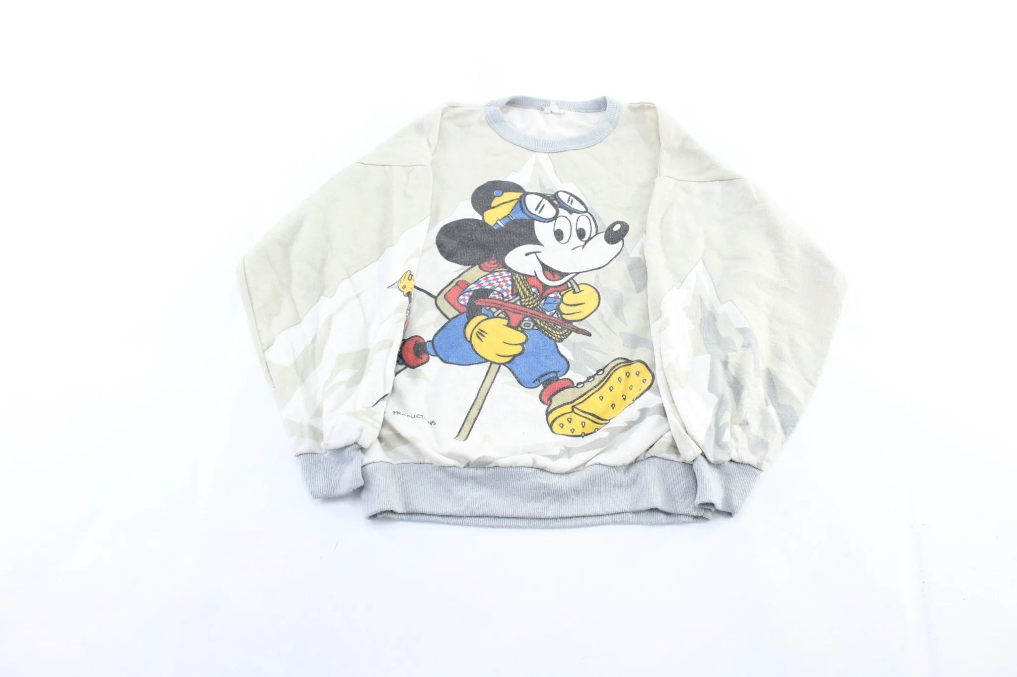 90’s Disney Mickey Mouse Hiking Graphic Sweatshirt