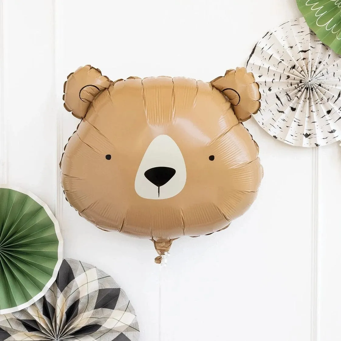 Adventure Bear Shaped Foil Mylar Balloon