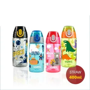 Aesthetic Character Tritan Sipper Water Bottle 400ml