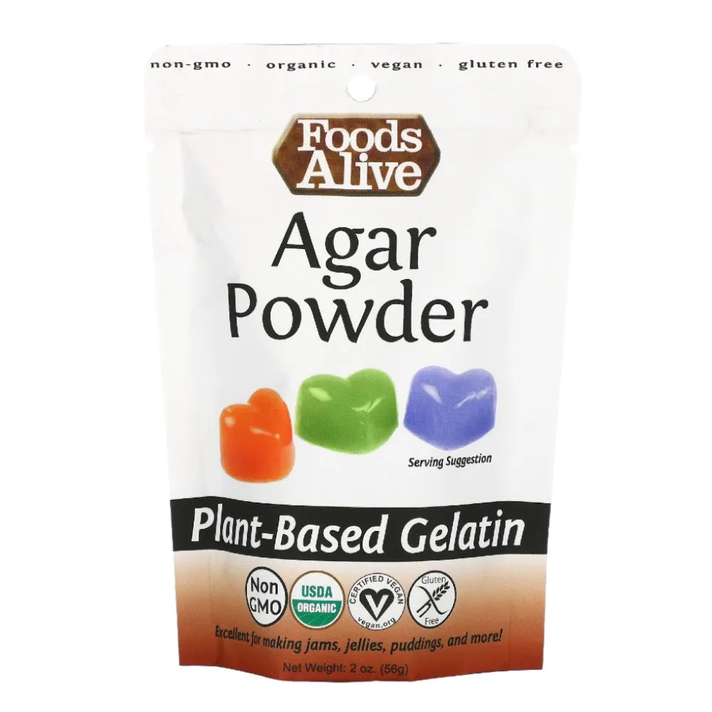 Agar Powder, Plant Based Gelatin