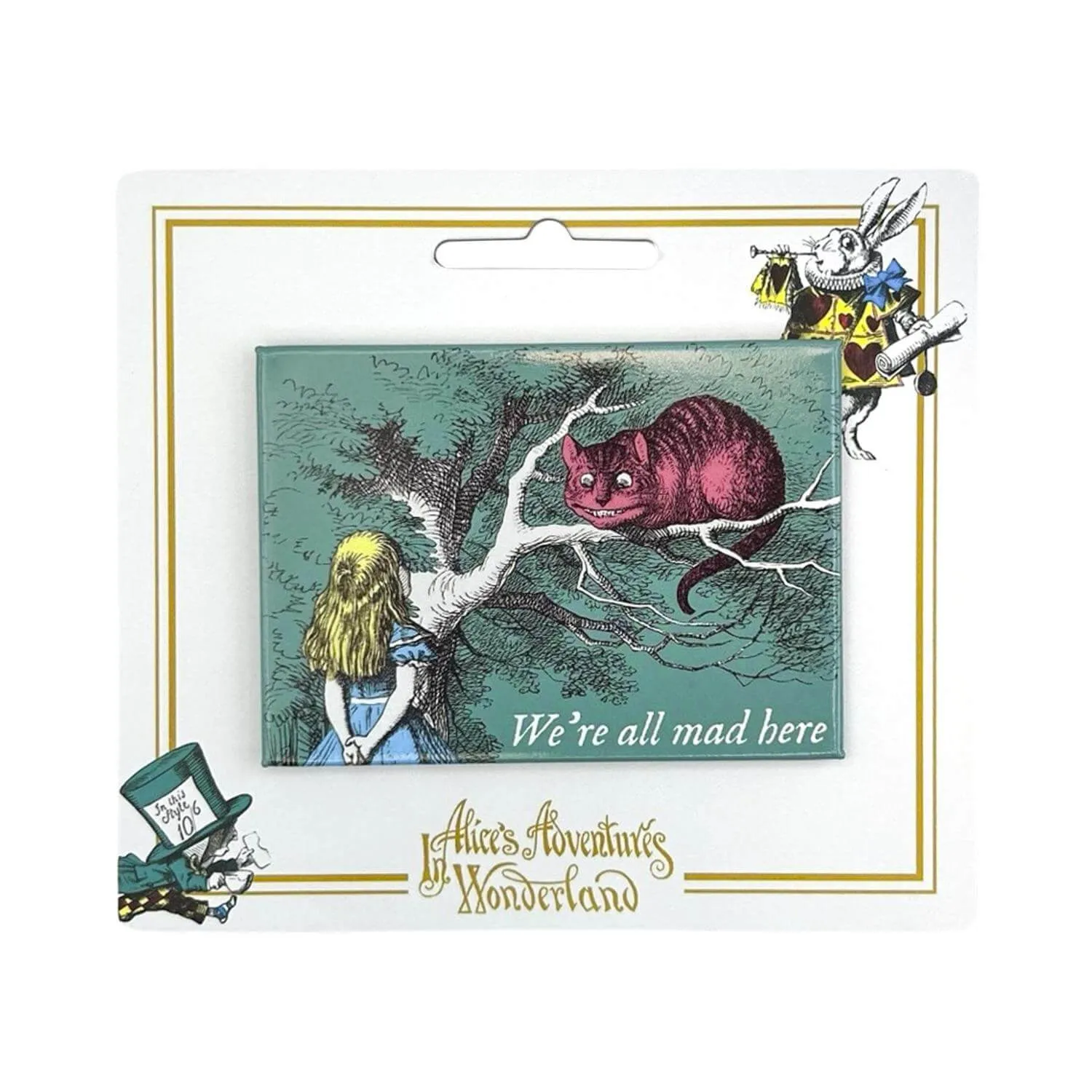 Alice in Wonderland Magnet - Cheshire Cat