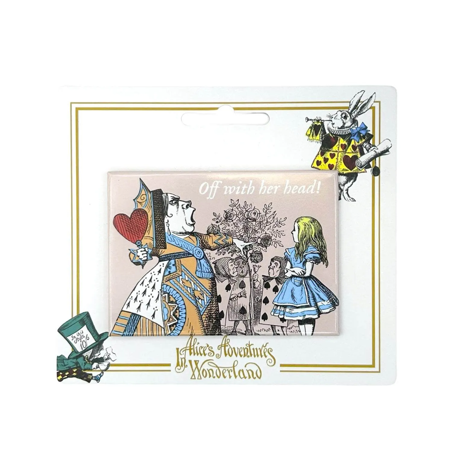 Alice in Wonderland Magnet - Queen of Hearts