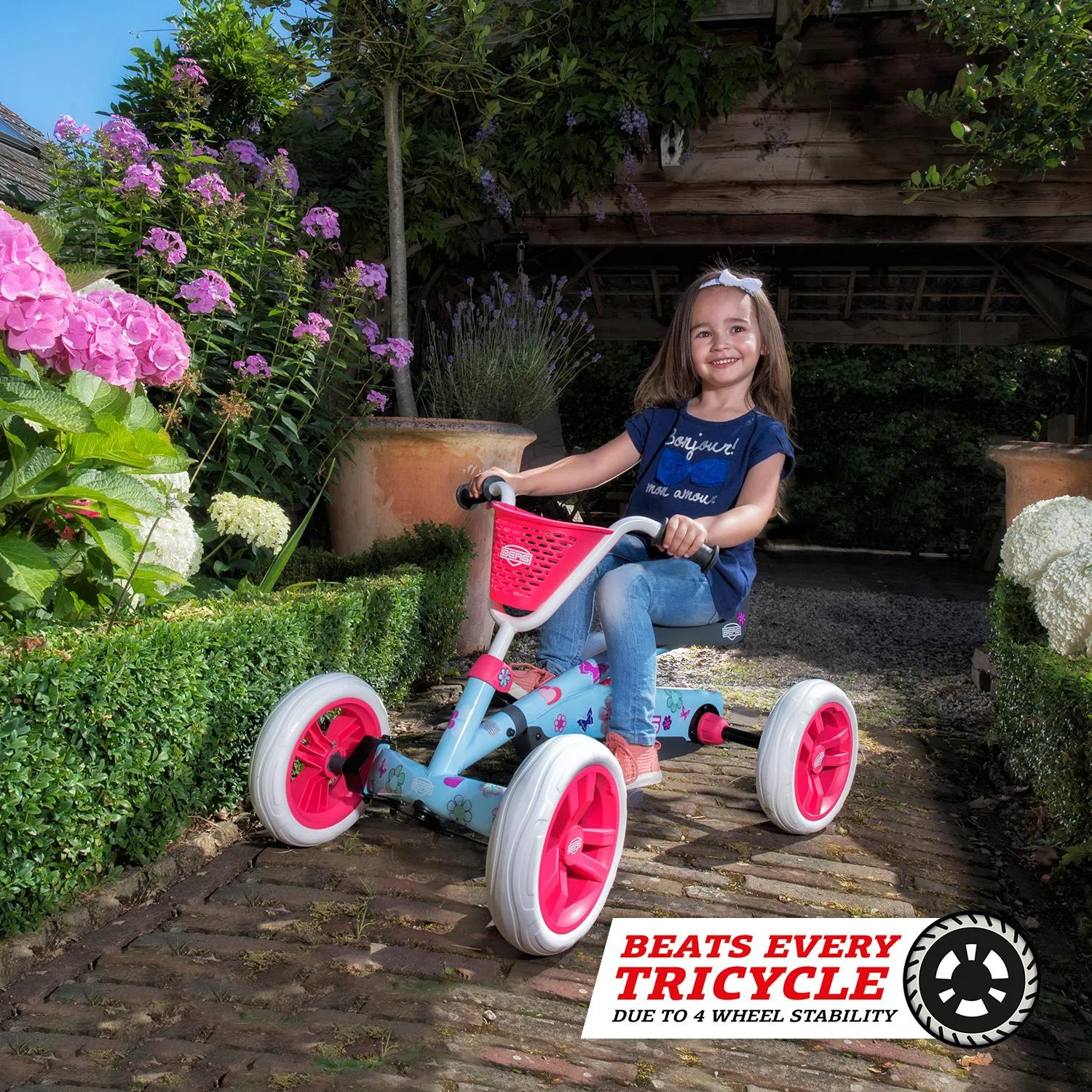 BERG Buzzy Bloom Pedal Go-Kart