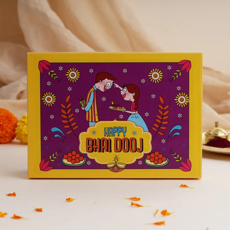 Bhai Dooj Flower Shower Hamper