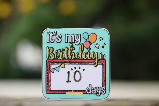 Birthday Countdown Magnet