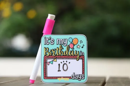 Birthday Countdown Magnet