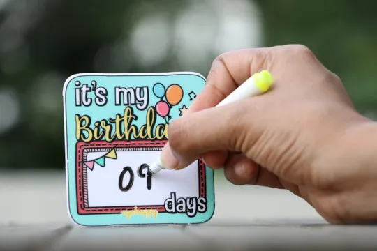 Birthday Countdown Magnet