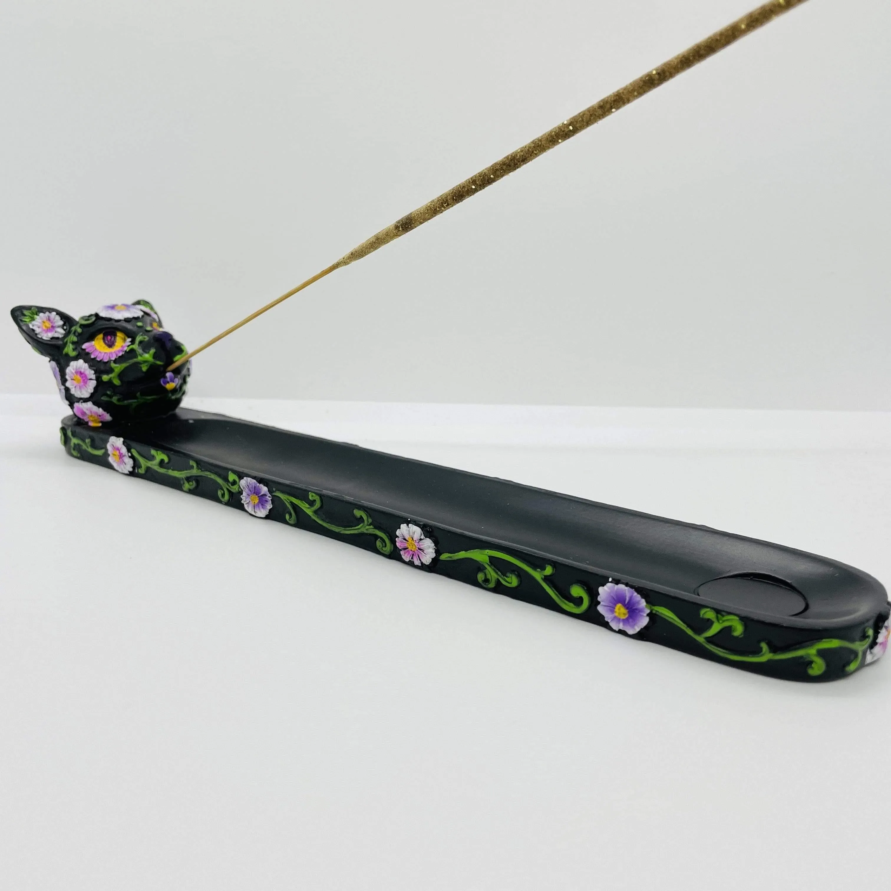 Black Cat Incense Burner