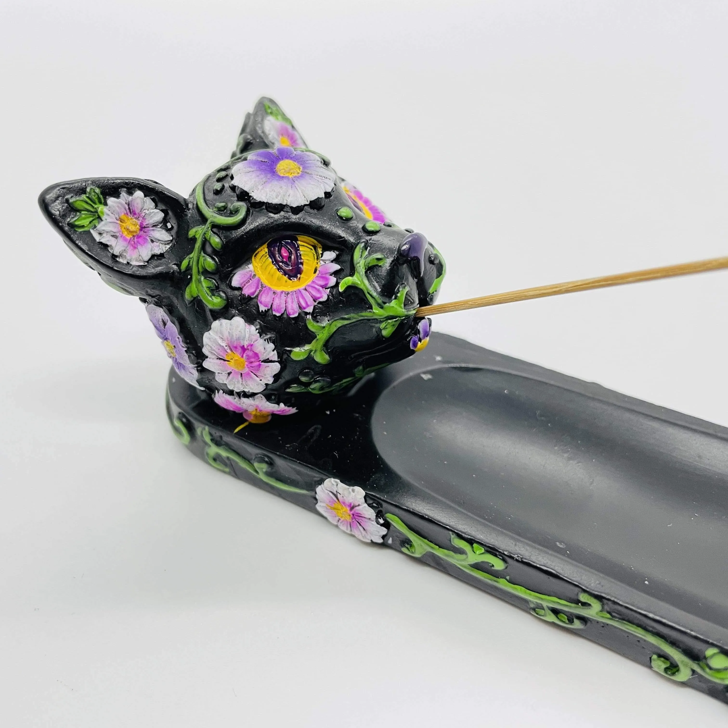 Black Cat Incense Burner