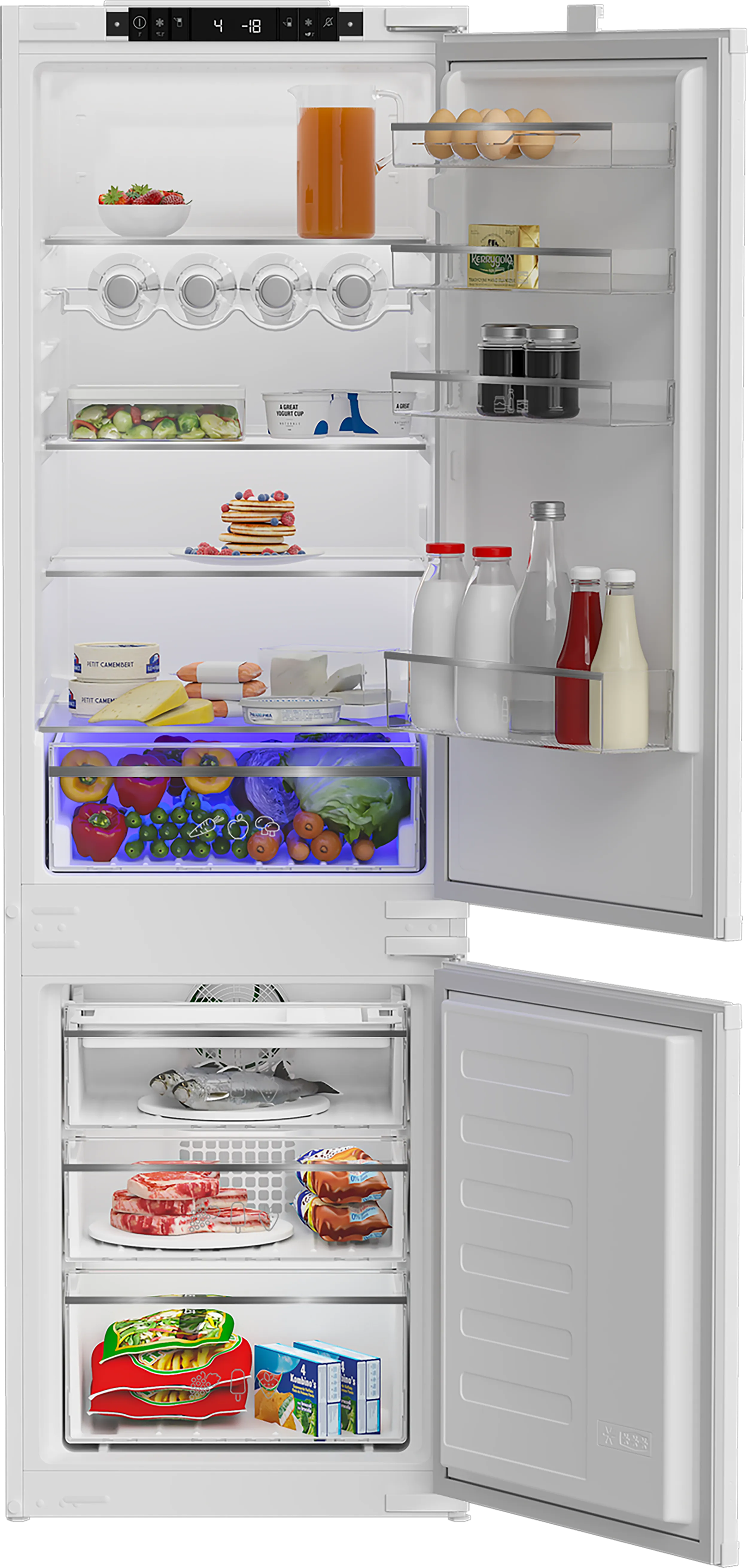 Blomberg Integrated 70:30 Combi Fridge Freezer | KNE4554EVi