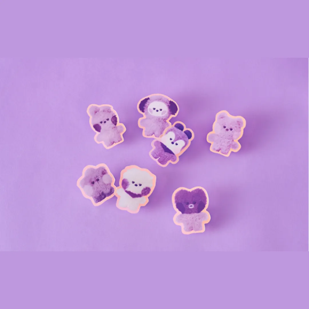 BT21 PURPLE OF WISH EDITION MININI ACRYLIC CLIP MAGNET