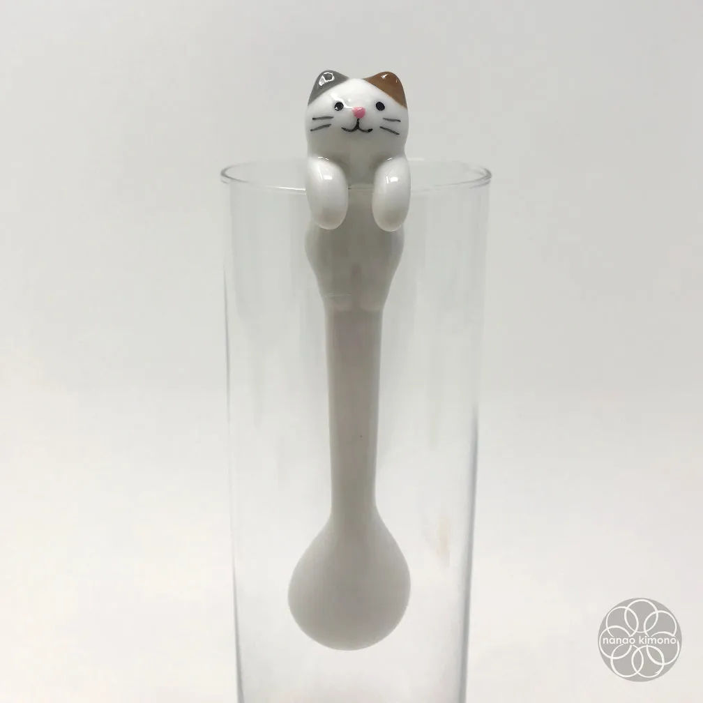 Ceramic Spoon - Calico Cat