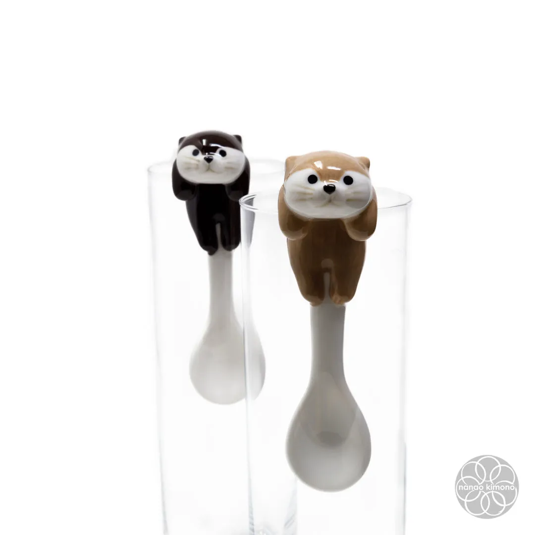 Ceramic Spoon - Otter Latte