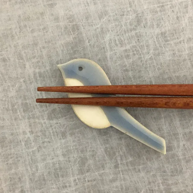 Chopstick Rest - Bird (Blue)