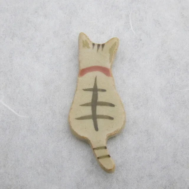 Chopstick Rest - Cat (Brown)