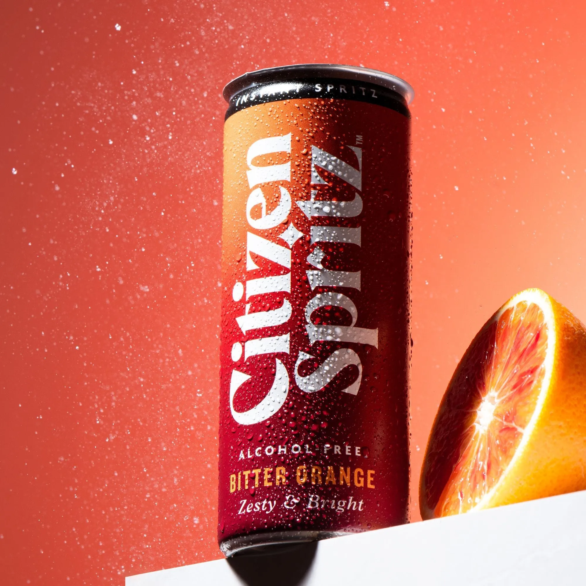 Citizen Spritz Bitter Orange Non Alcoholic Spritz | ABV 0% (4 x 25cl)