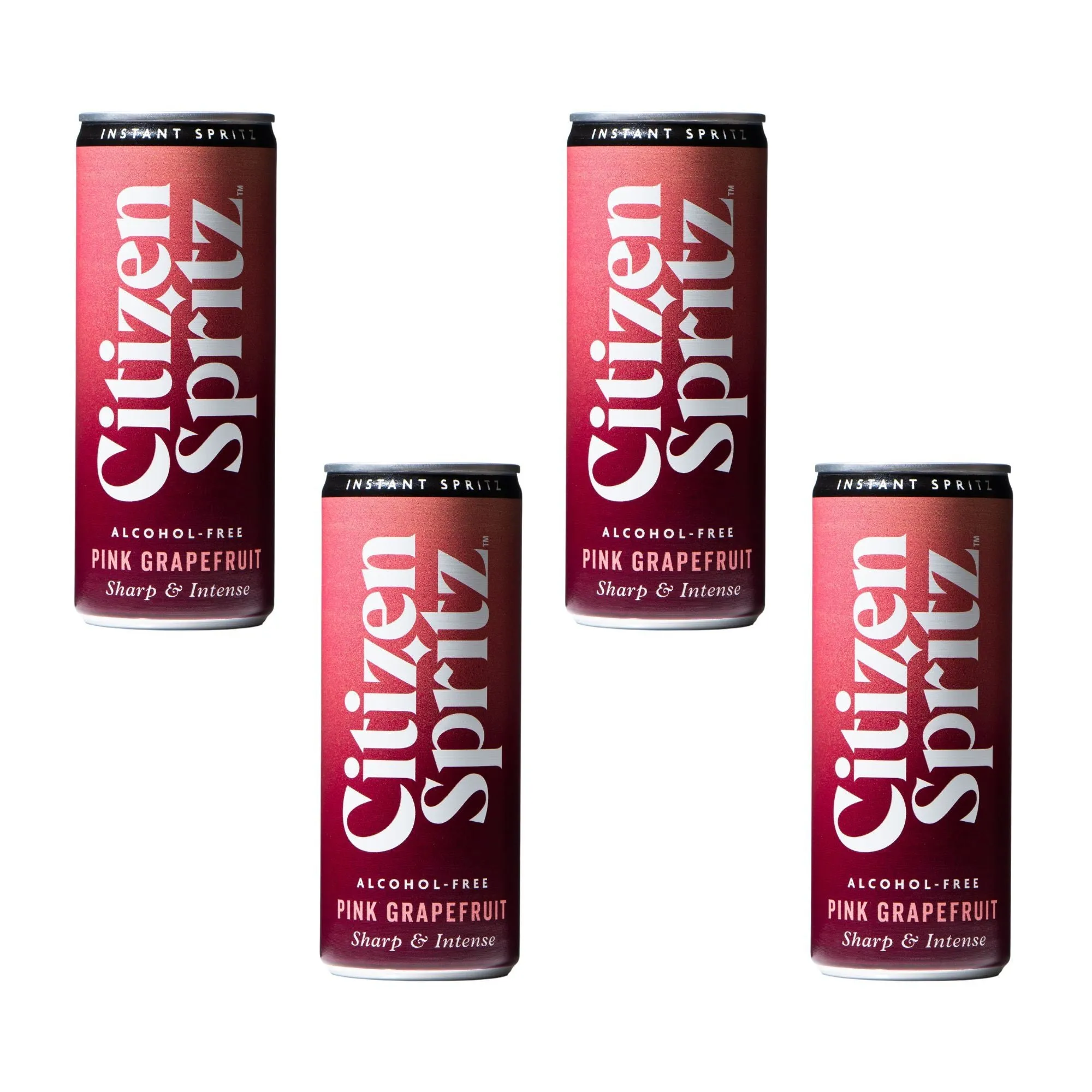 Citizen Spritz Pink Grapefruit Non Alcoholic Spritz | ABV 0% (4 x 25cl)