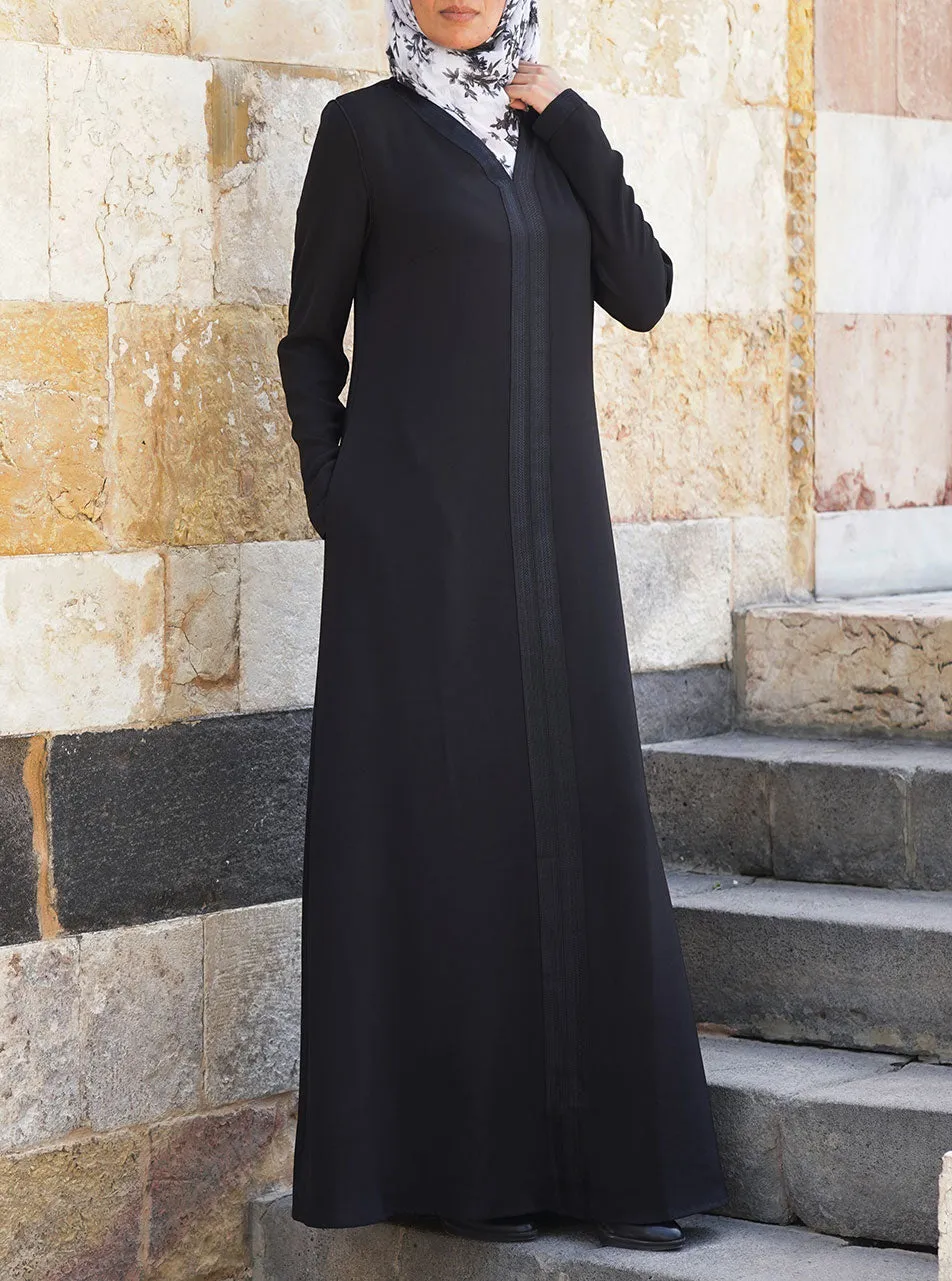 Decorative Trim Abaya