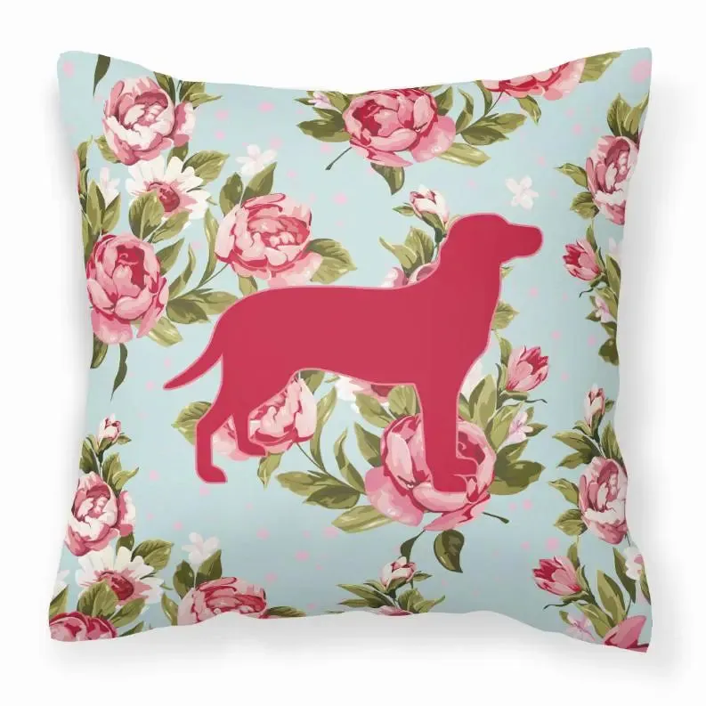 Dog Breed Shabby Chic Fabric Decorative Pillow