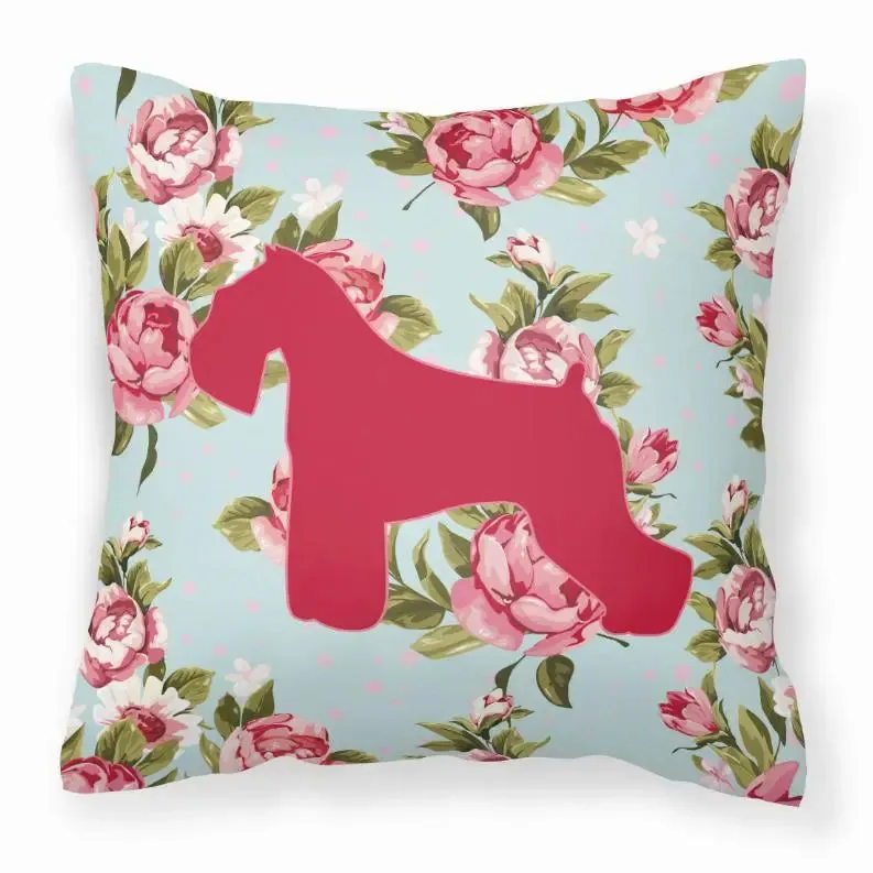 Dog Breed Shabby Chic Fabric Decorative Pillow