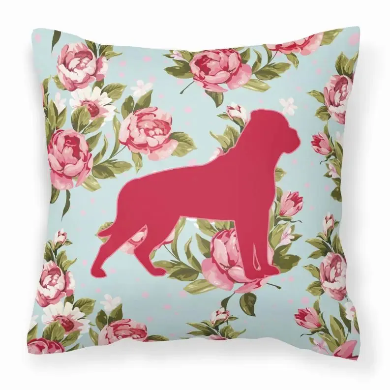 Dog Breed Shabby Chic Fabric Decorative Pillow