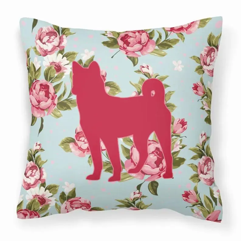 Dog Breed Shabby Chic Fabric Decorative Pillow