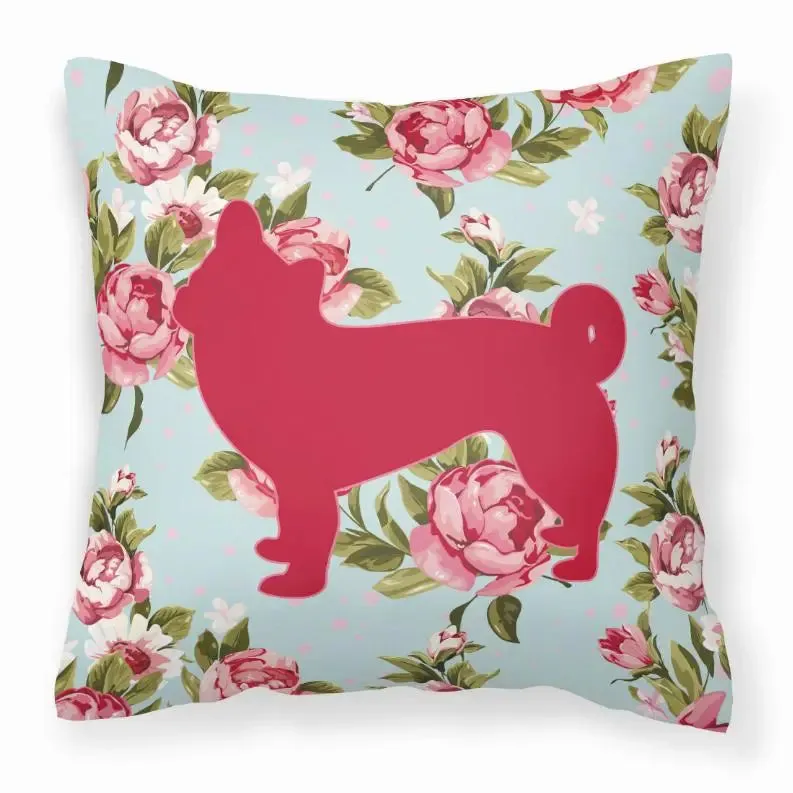 Dog Breed Shabby Chic Fabric Decorative Pillow