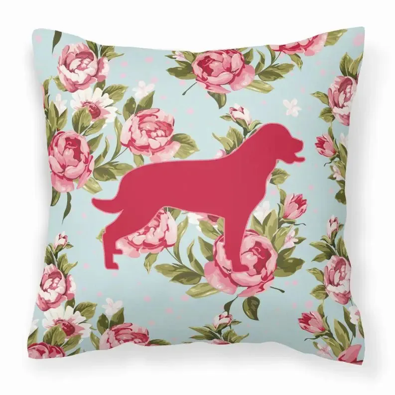 Dog Breed Shabby Chic Fabric Decorative Pillow