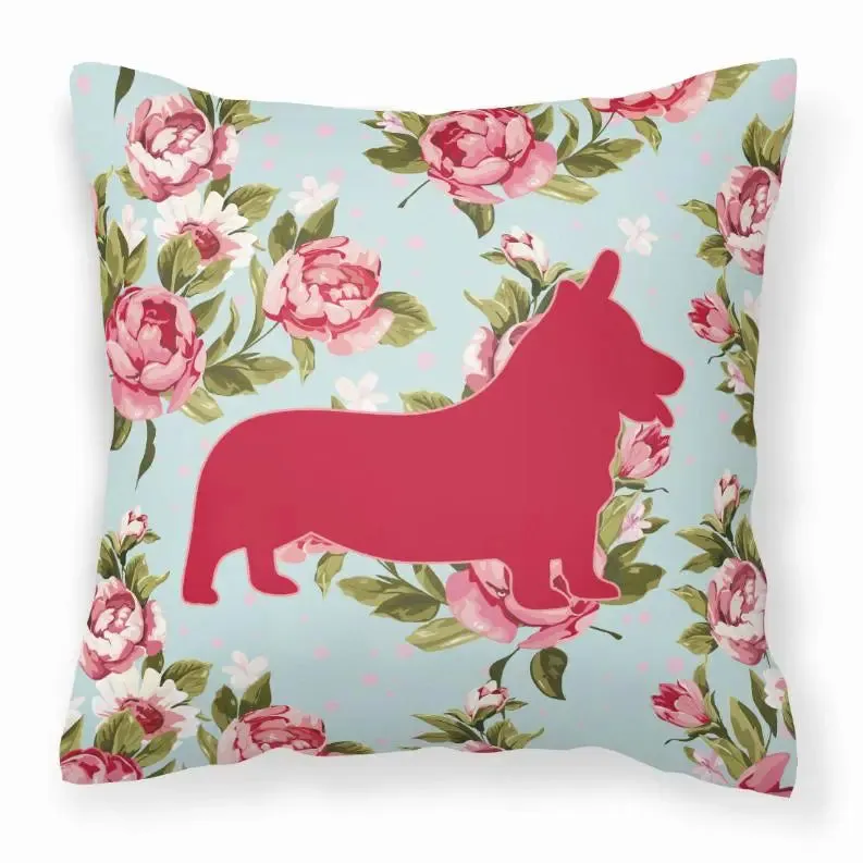 Dog Breed Shabby Chic Fabric Decorative Pillow