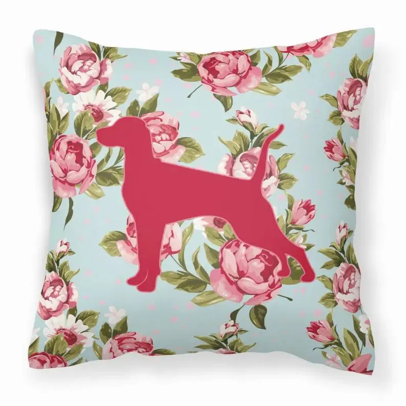 Dog Breed Shabby Chic Fabric Decorative Pillow