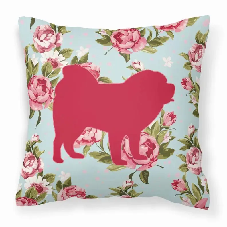 Dog Breed Shabby Chic Fabric Decorative Pillow