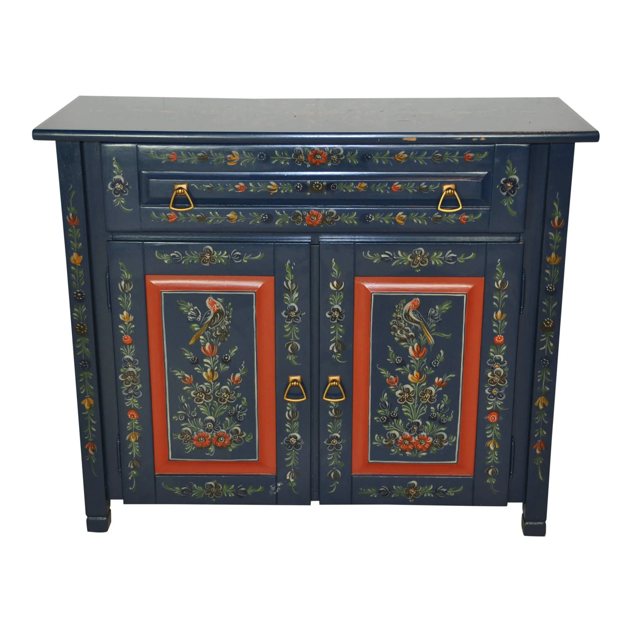 Dutch Hand Painted Cabinet