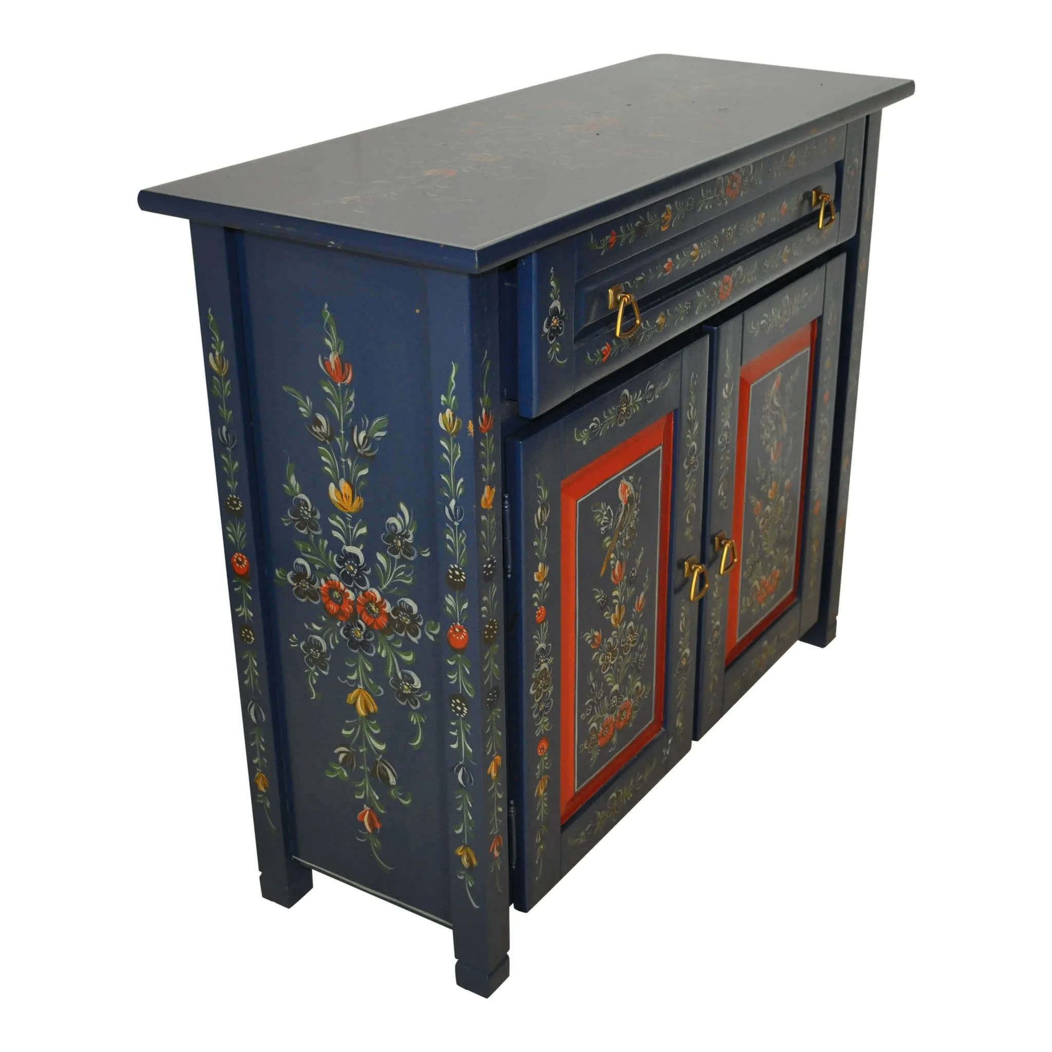 Dutch Hand Painted Cabinet