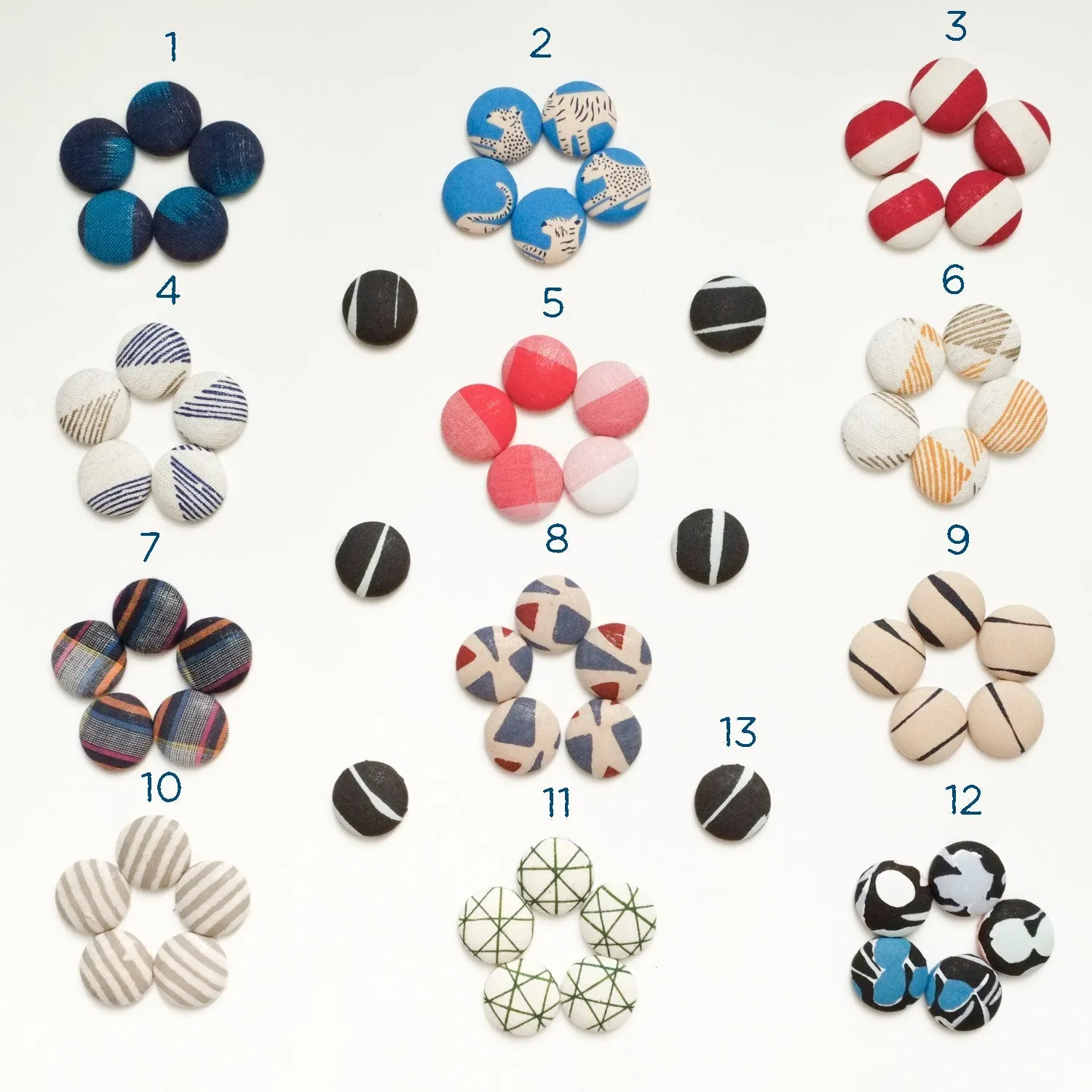 Fabric Covered Mighty Magnets BUNDLE