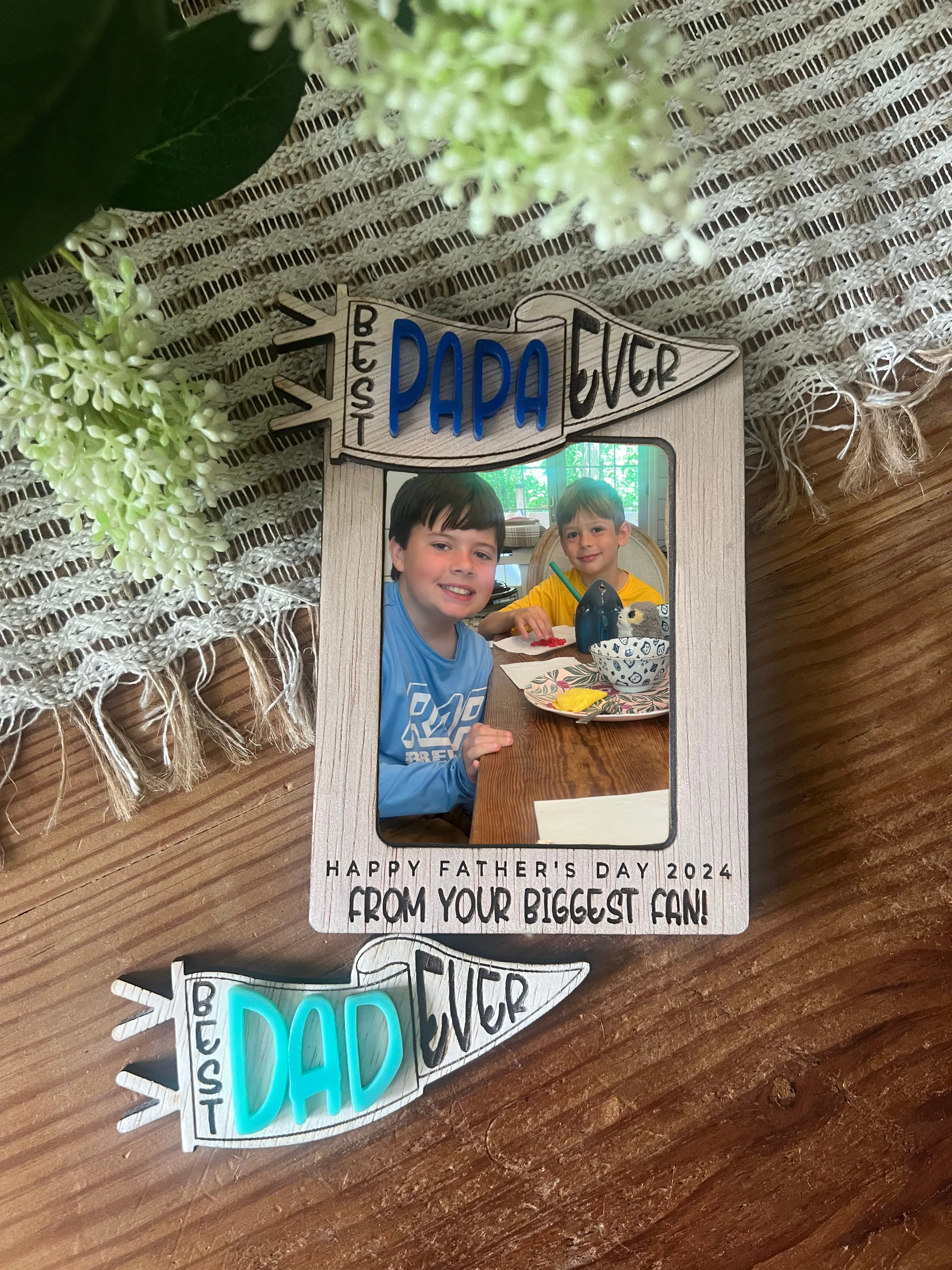 Fathers Day Picture Frame Magnet