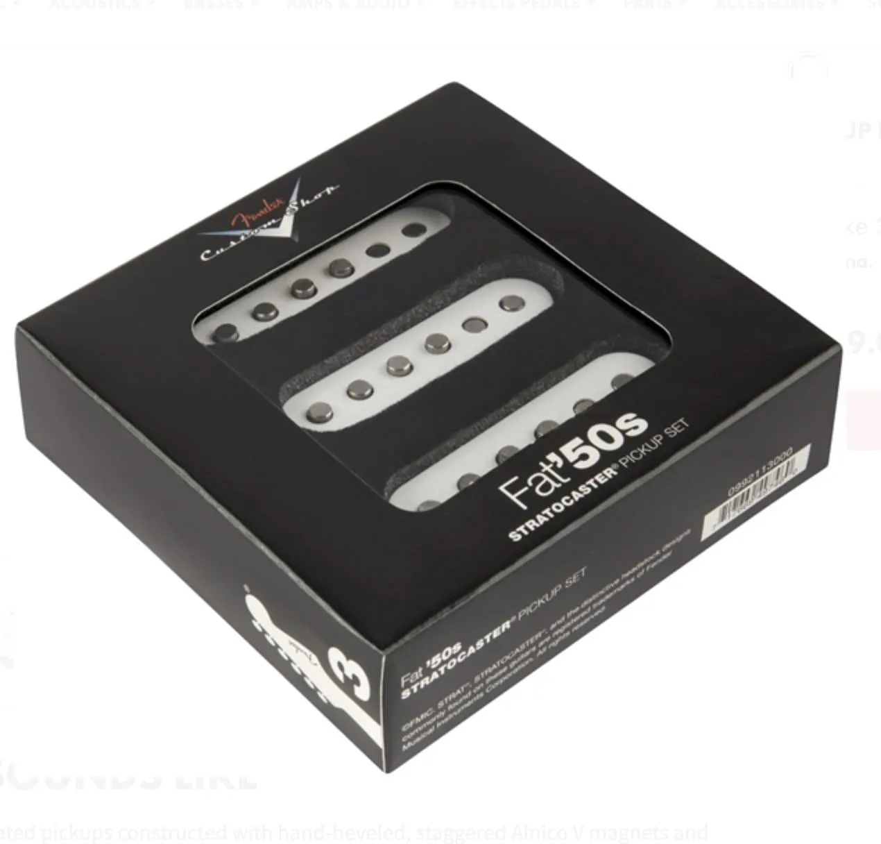 Fender Custom Shop Fat 50'sl Stratocaster Pickup Set