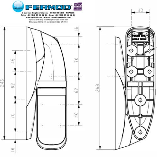 Fermod 1671 Composite Rising Hinge