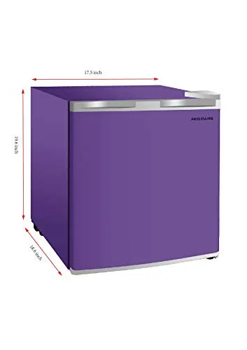 Frigidaire EFR115-PURPLE 1.6 Cu Ft Compact Fridge for Office, Dorm Room, Mancave or RV, Purple