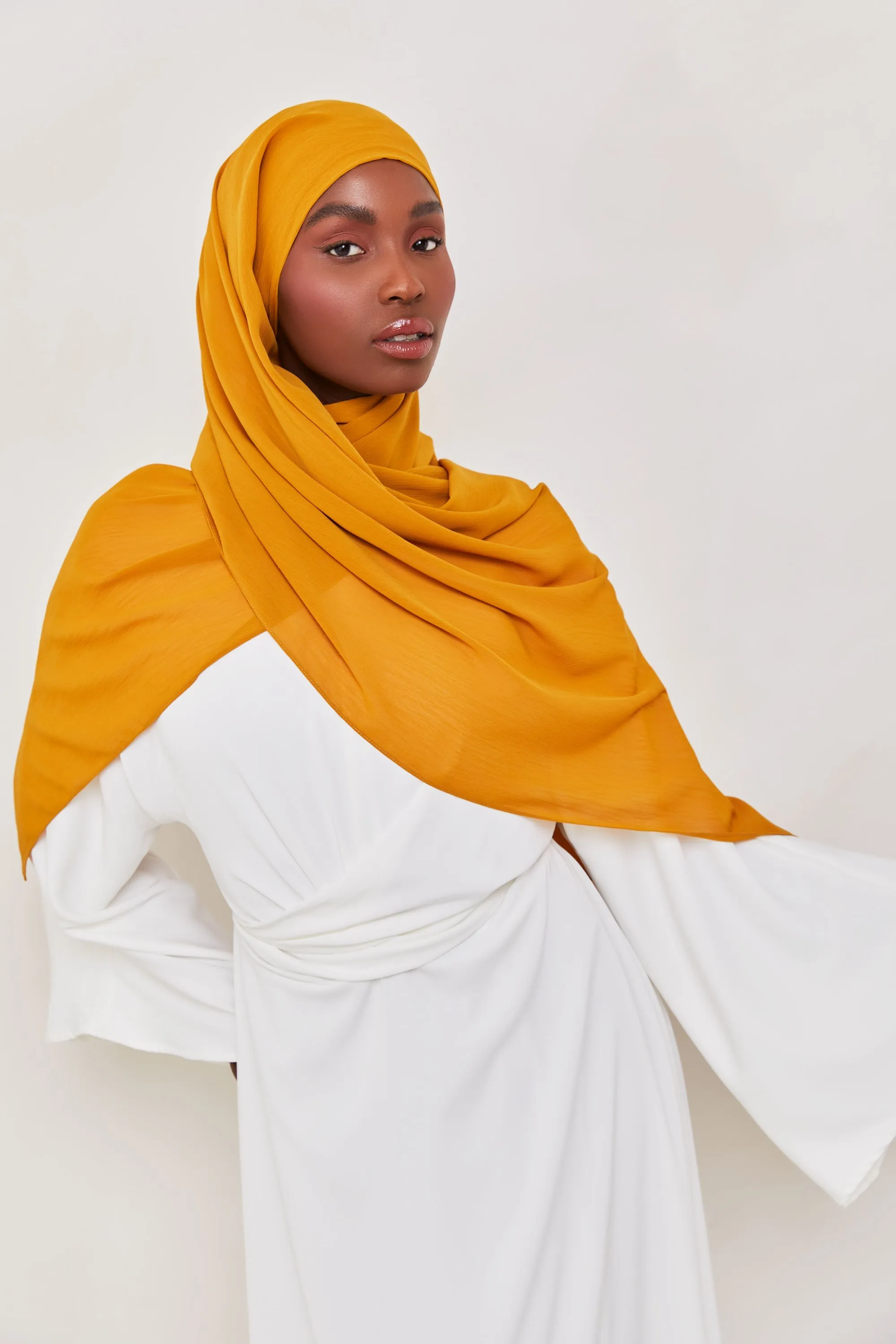 Georgette Crepe Hijab - Cider