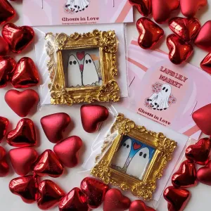 Ghost In Love Frame Magnet