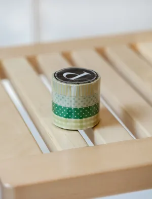 Gingham Dots Stripe Washi Tape