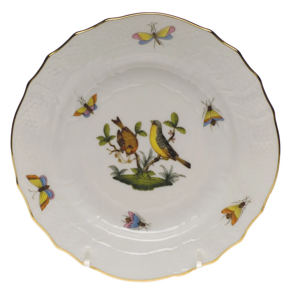 Herend Rothschild Bird Bread & Butter Plate