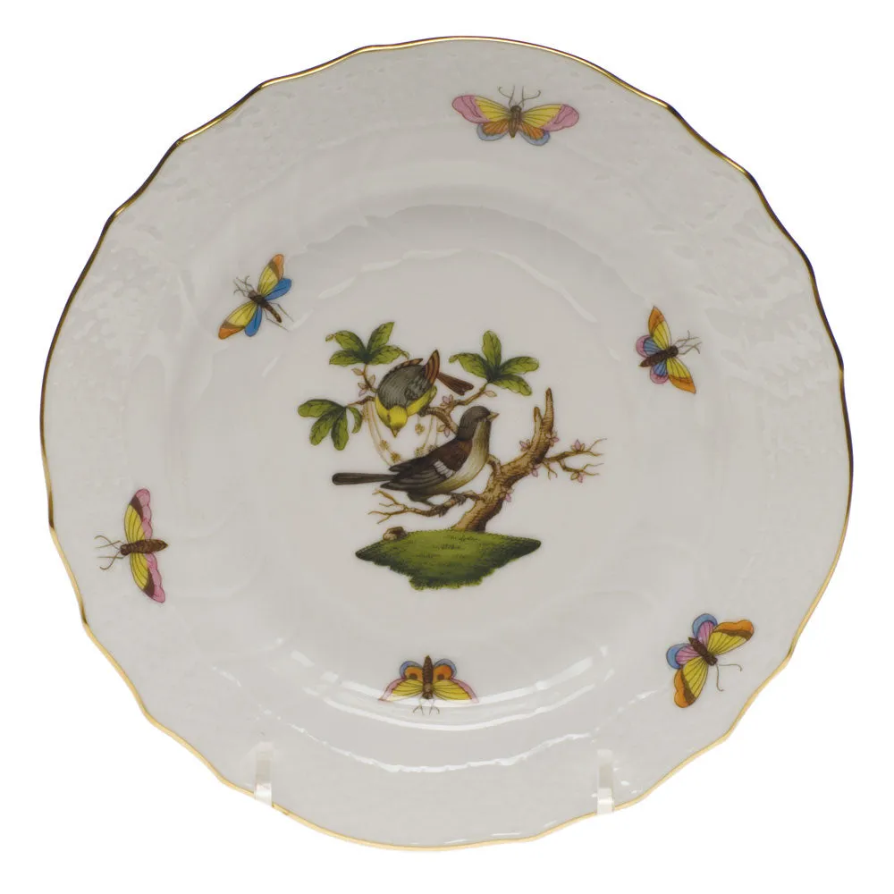 Herend Rothschild Bird Bread & Butter Plate