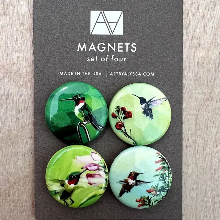 Hummingbird Magnet Set