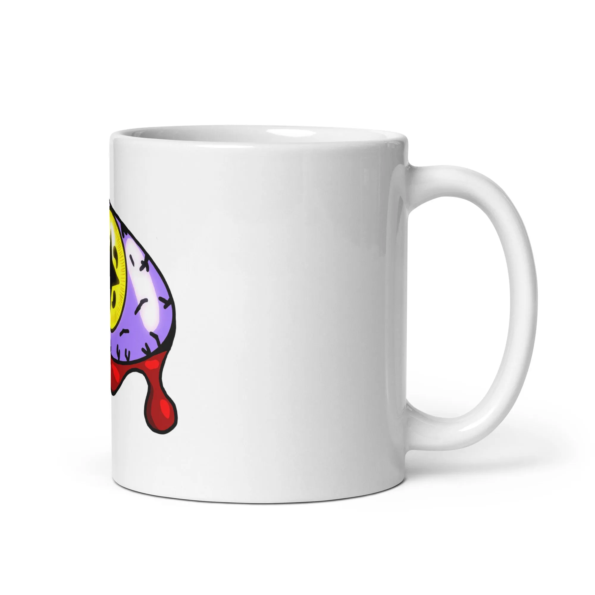 Indy’s Design Starshine Eye White glossy mug