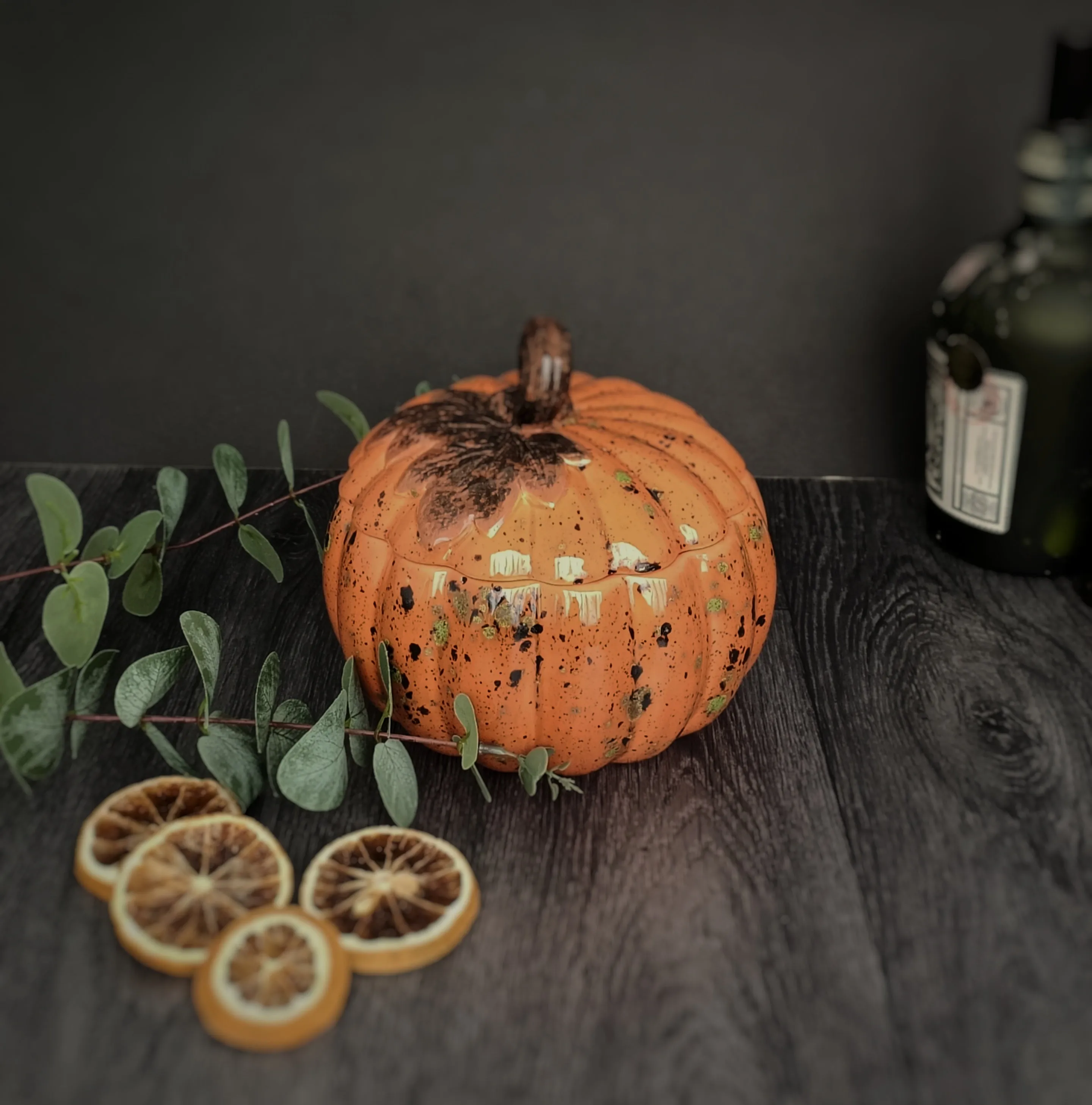 Large Mouldy Pumpkin Storage Jar