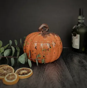 Large Mouldy Pumpkin Storage Jar