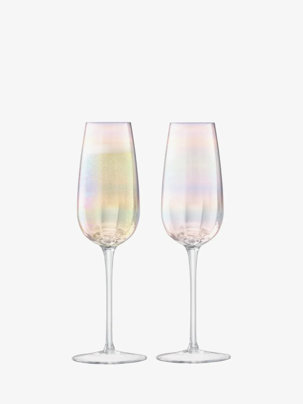 LSA International | Pearl Champagne Flute | 250ml | Pearl | Set- 2