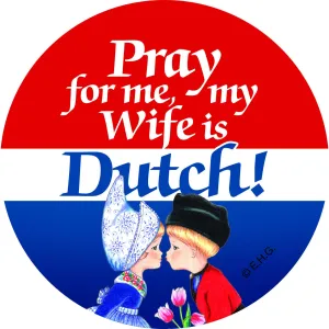 Magnet Button Dutch Wife